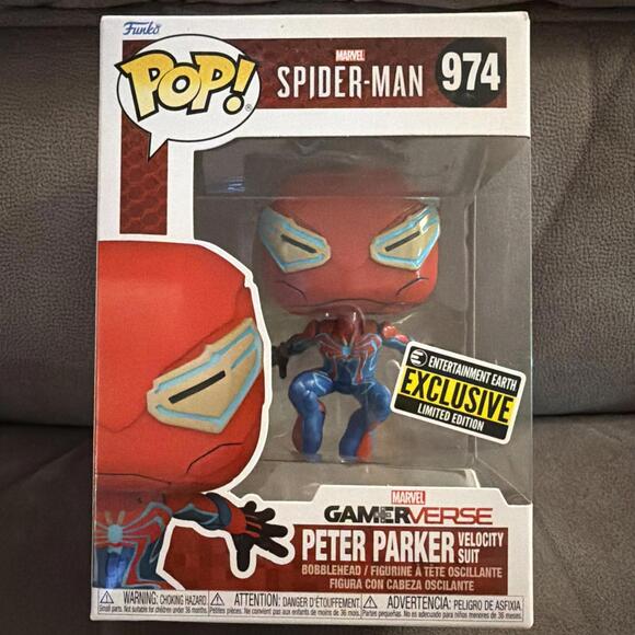 Funko Other - Funko Pop! Vinyl: Marvel - Peter Parker Velocity Suit - Entertainment Earth...